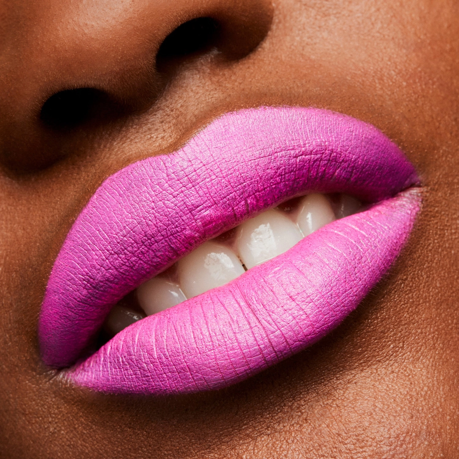 MAC Cosmetics Matte Lipstick Color: Candy Yum Yum - Neon Pink - Image 5