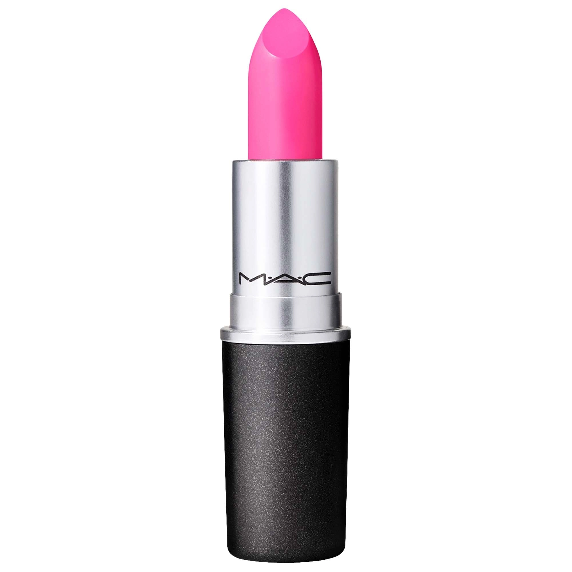 MAC Cosmetics Matte Lipstick Color: Candy Yum Yum - Neon Pink