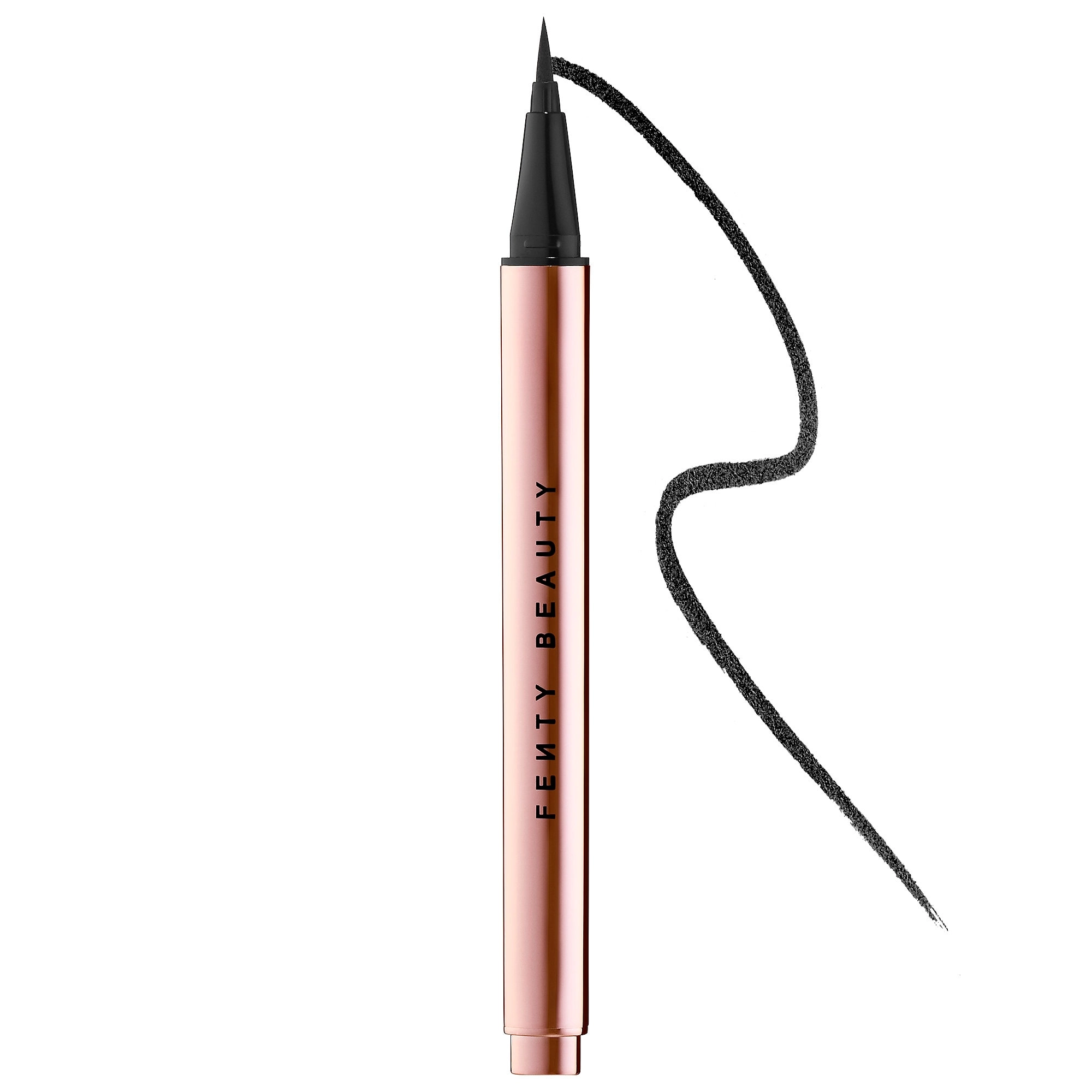 Fenty Beauty by Rihanna Flyliner Longwear Liquid Eyeliner in Cuz I'm Black - True Satin Black