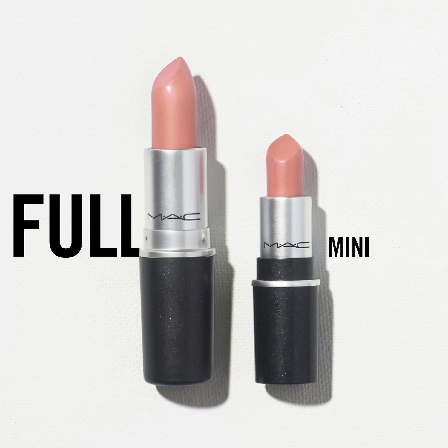 MAC Cosmetics Mini MAC Lipstick in Velvet Teddy - Deep-Tone Beige - Image 2