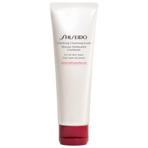 Shiseido Clarifying Cleansing Foam 4.6 oz/125 mL for Uneven Texture, Pores, Dryness, Acne/Blemishes