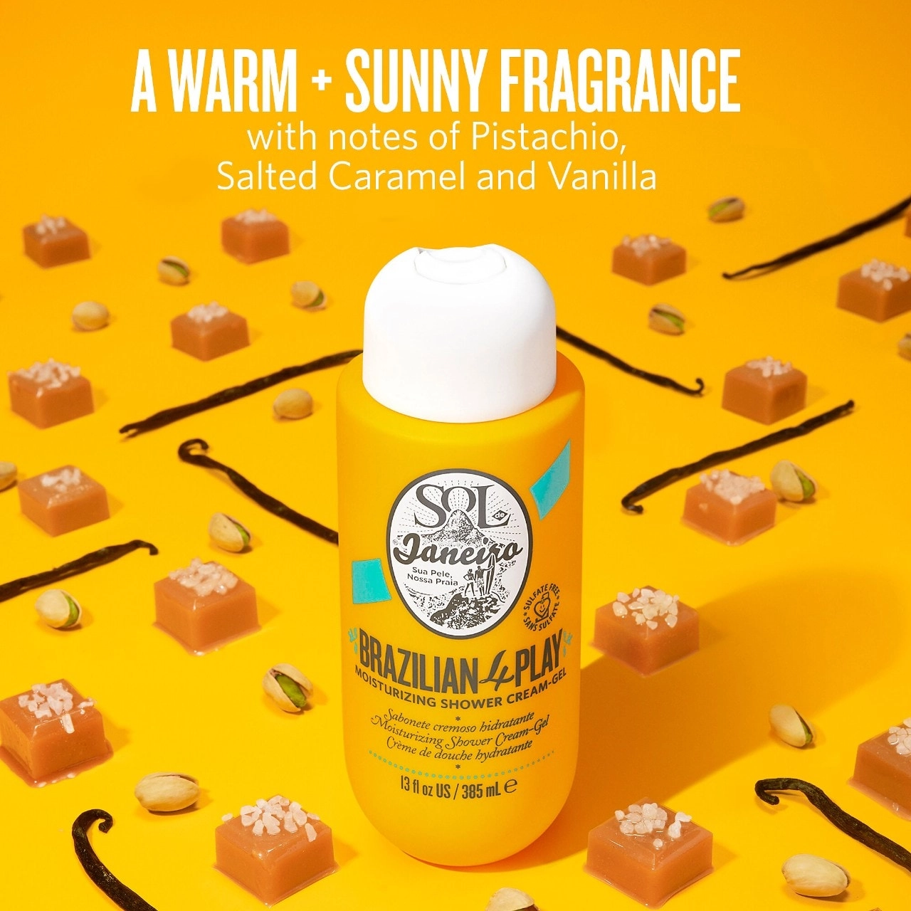 Sol de Janeiro Brazilian 4 Play Moisturizing Shower Cream-Gel Mini 3 oz/90 mL Warm & Spicy Scent - Image 15
