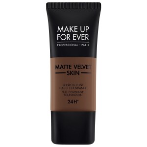 MAKE UP FOR EVER Matte Velvet Skin Full Coverage Foundation Color: R550 Dark Chocolate