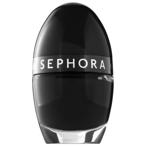 SEPHORA COLLECTION Color Hit Mini Nail Polish in L76 Black Lace - Crème