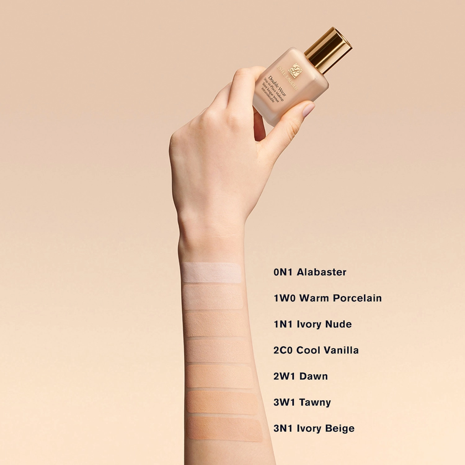 Estée Lauder Double Wear Stay-in-Place Foundation - Color: 0N1 Alabaster - Image 7
