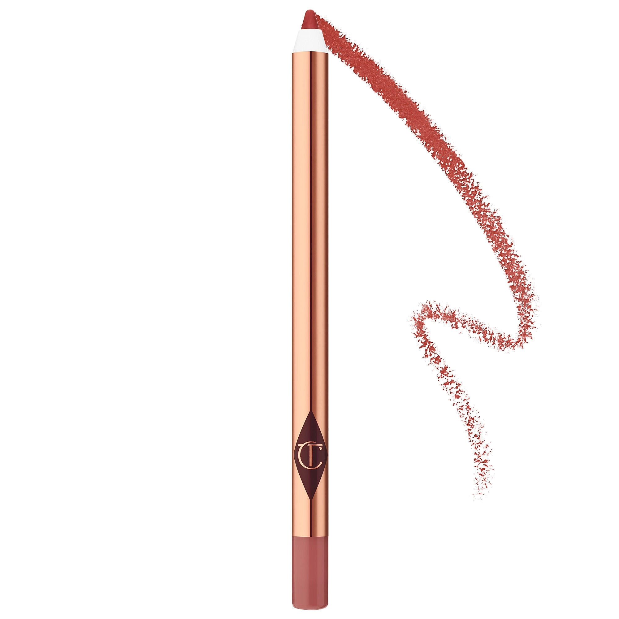 Charlotte Tilbury Lip Cheat Lip Liner in Savage Rose - Warm Rosy Red