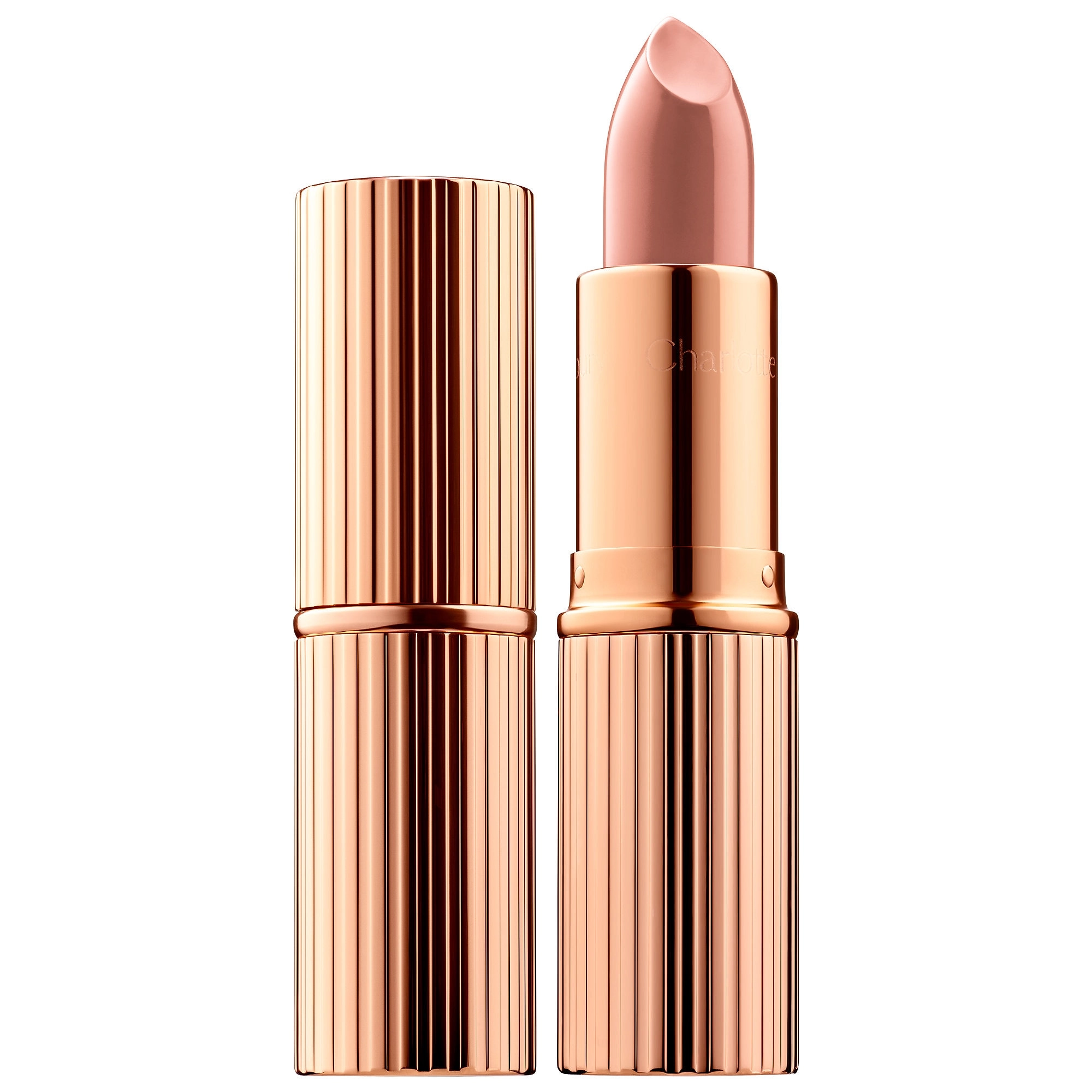Charlotte Tilbury Matte Revolution Lipstick in Penelope Pink - Nude with Pink Undertones