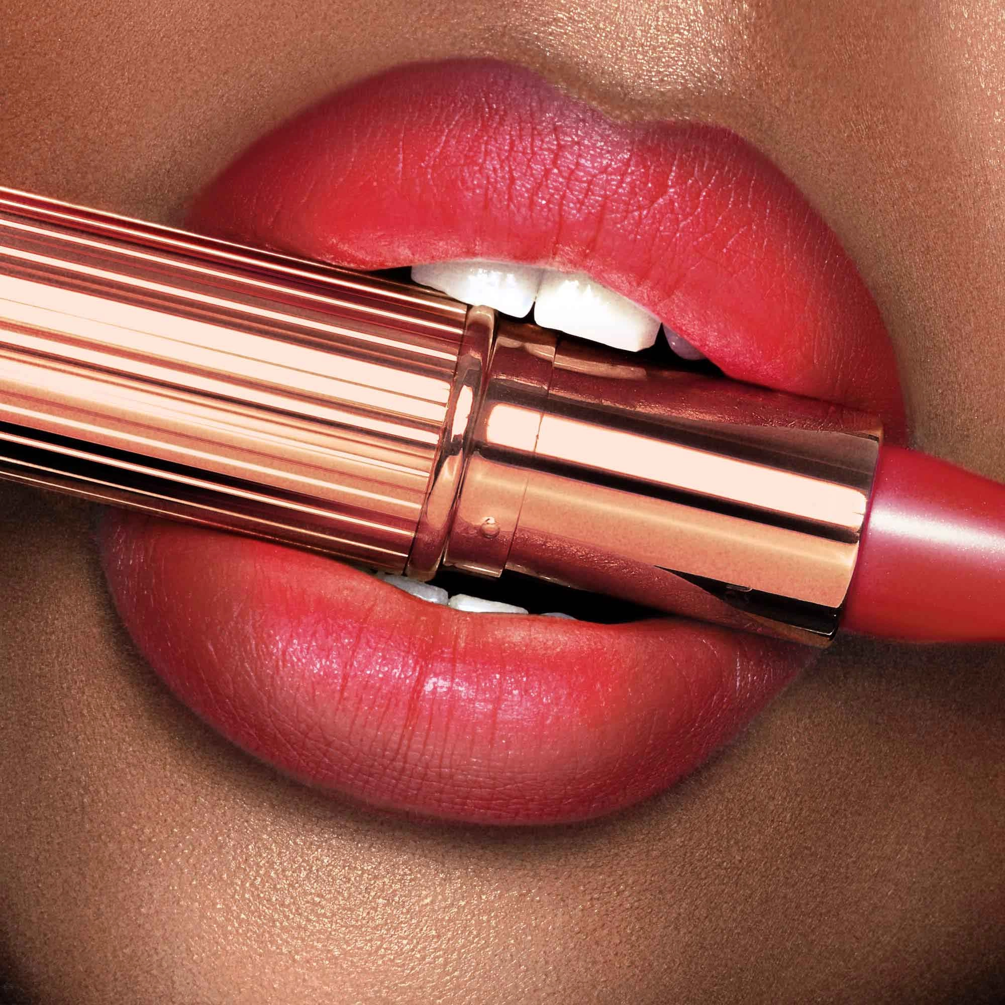 Charlotte Tilbury Matte Revolution Lipstick Color: Lost Cherry - Pastel Fuschia - Image 4