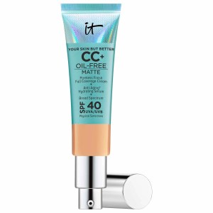 IT Cosmetics Your Skin But Better™ CC+™ Oil-Free Matte with SPF 40 Color: Neutral Tan Cream Formula Matte Finish