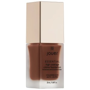 Jouer Cosmetics Essential High Coverage Crème Foundation in Suede - Very Deep Skin with Neutral Undertones