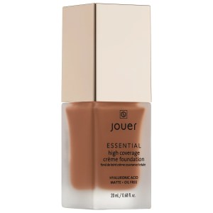 Jouer Cosmetics Essential High Coverage Crème Foundation in Mocha - Full Coverage, Matte Finish