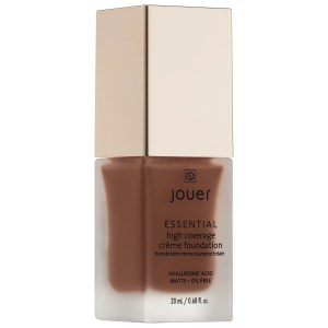 Jouer Cosmetics Essential High Coverage Crème Foundation Mahogany - Full Coverage, Matte Finish