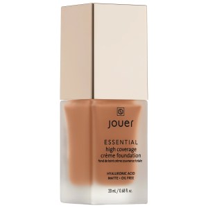 Jouer Cosmetics Essential High Coverage Crème Foundation - Café (Dark Skin with Golden-Red Undertones)