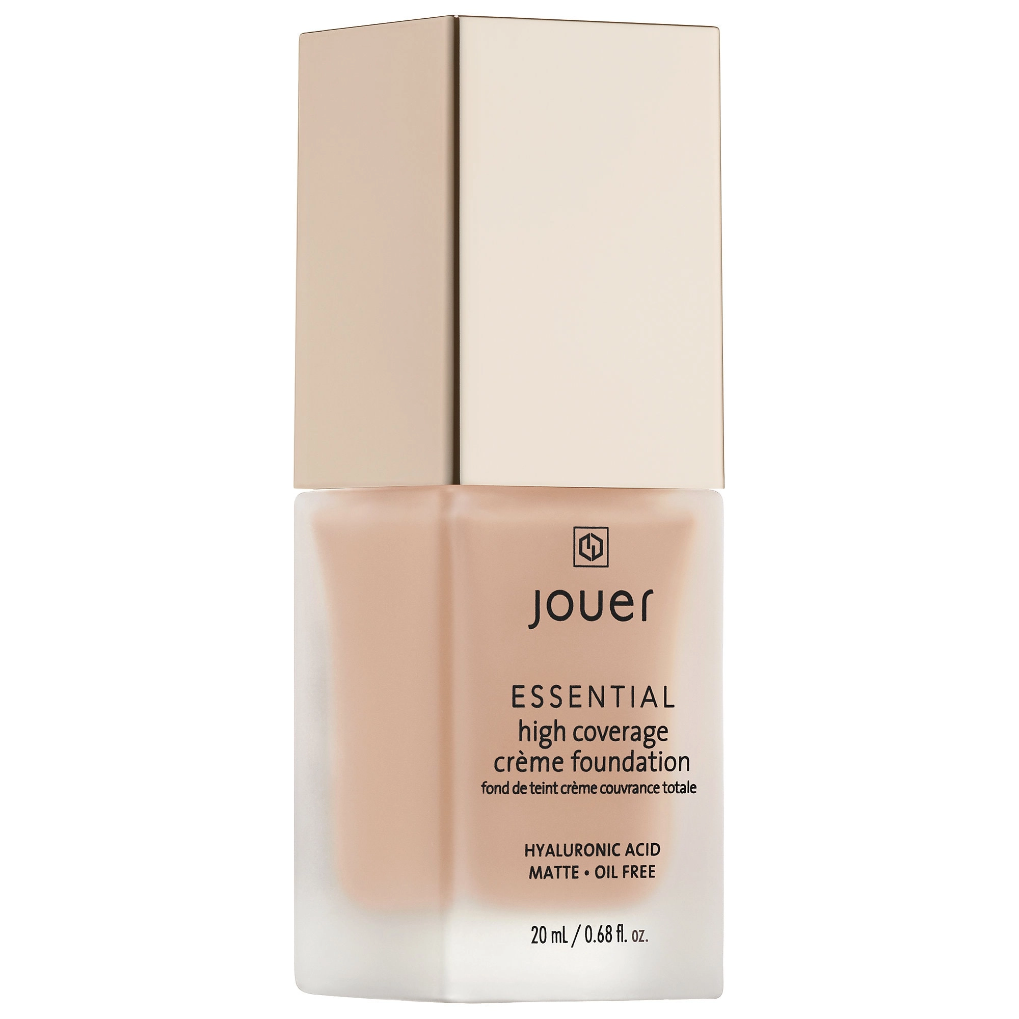 Jouer Cosmetics Essential High Coverage Crème Foundation Color: Warm Ivory