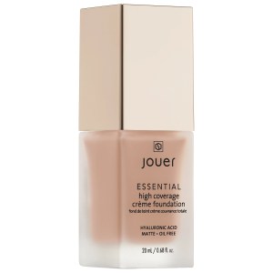 Jouer Cosmetics Essential High Coverage Crème Foundation in Cool Beige - Full Coverage, Matte Finish