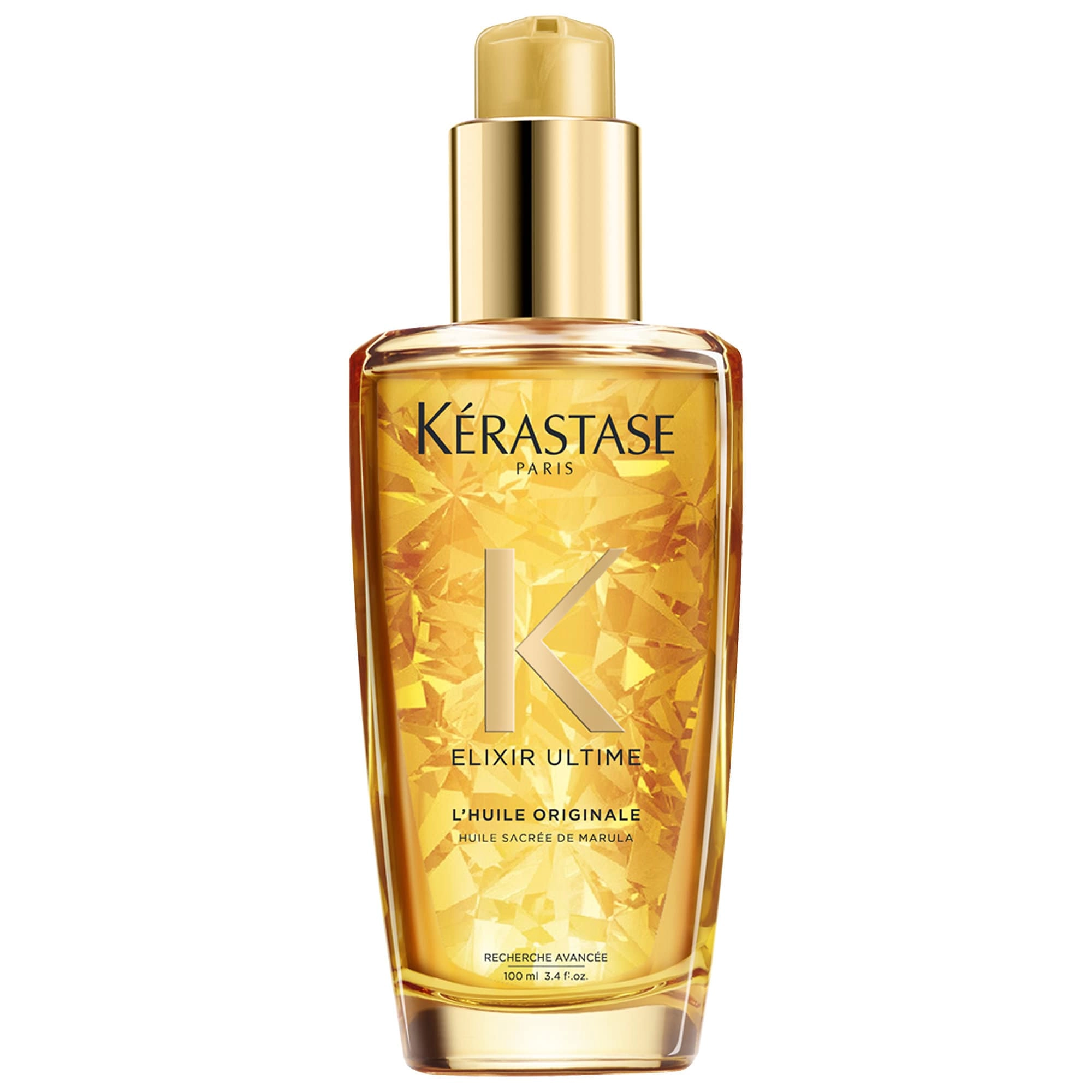 Kérastase Elixir Ultime Hydrating Hair Oil Serum Size: 3.4 oz/100 mL Frizz, Dryness, Shine