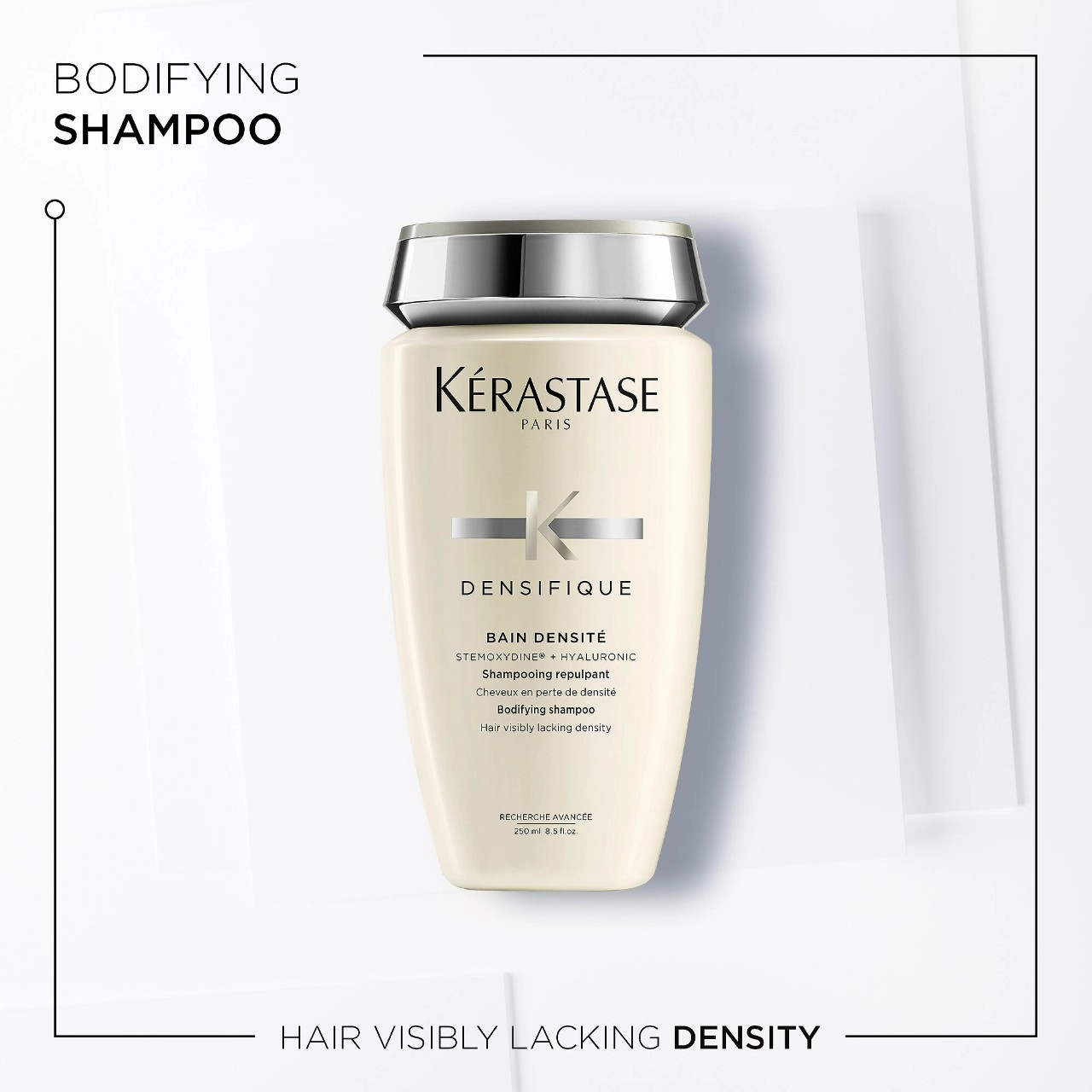 Kérastase Densifique Thickening Shampoo for Thinning Hair 8.5 oz/250 mL Hyaluronic Acid - Image 2