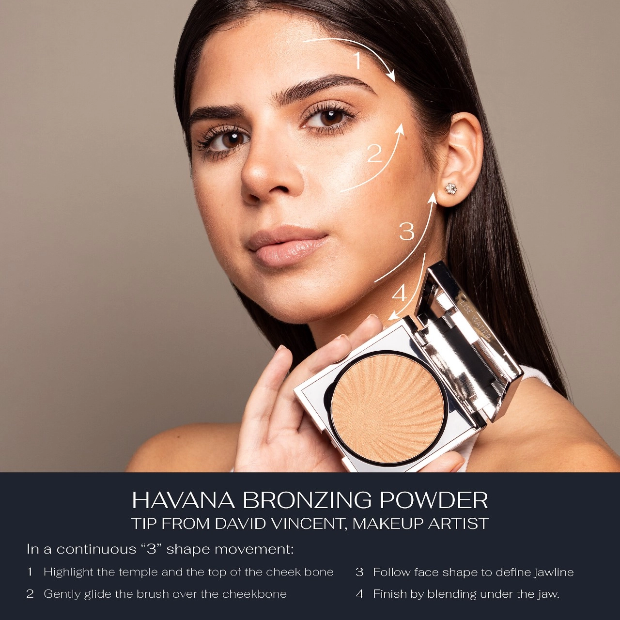 Lise Watier Havana Bronzing Powder - Havana Soft Warm Bronze - Image 7
