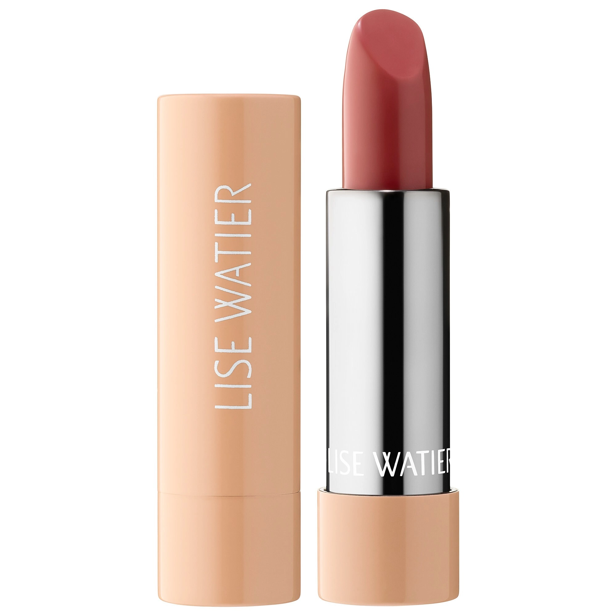 Lise Watier Rouge Gourmand Lipstick Color: Dragon Fruit - Warm Pinky Nude