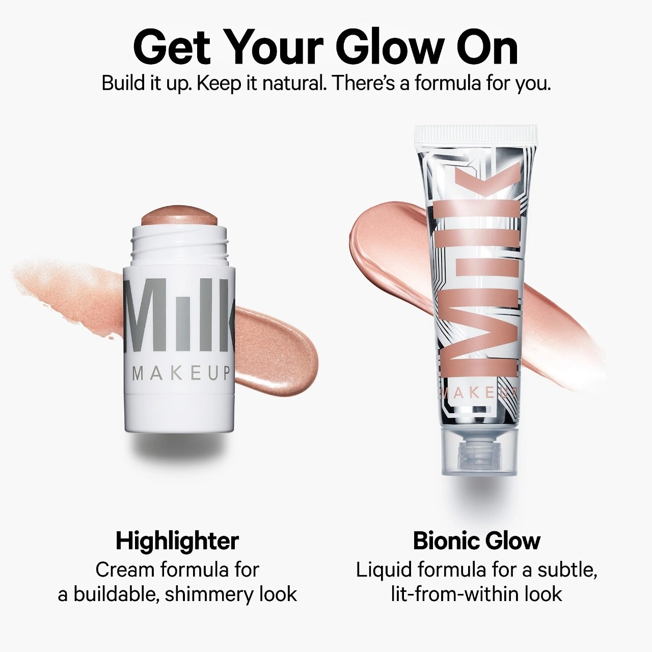 MILK MAKEUP Dewy Cream Highlighter Stick - Turnt (White Gold with Pink Pearl) - Image 5