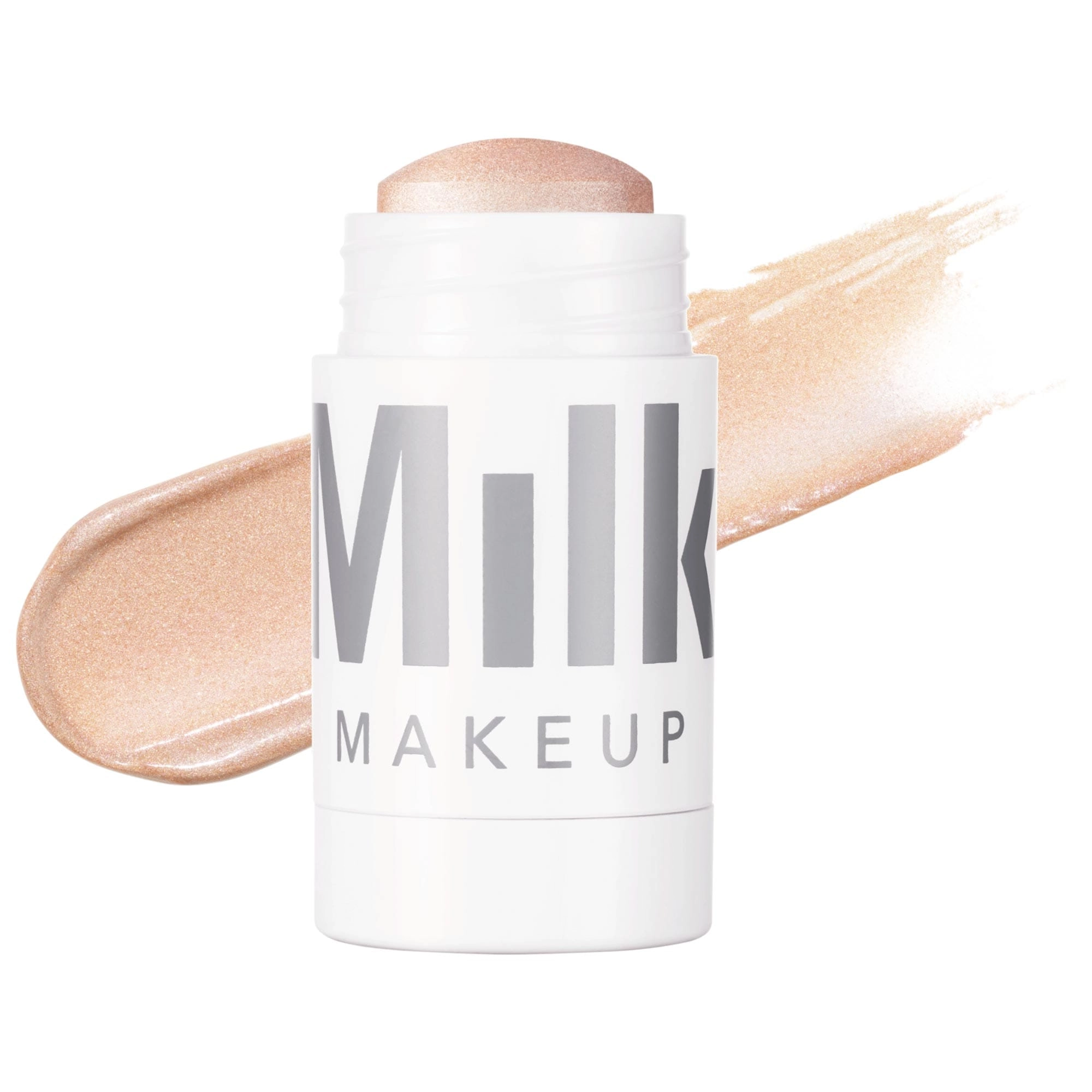 MILK MAKEUP Dewy Cream Highlighter Stick - Turnt (White Gold with Pink Pearl)