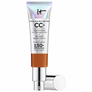 IT Cosmetics CC+ Cream Full Coverage Color Correcting Foundation with SPF 50+ in Rich Honey
