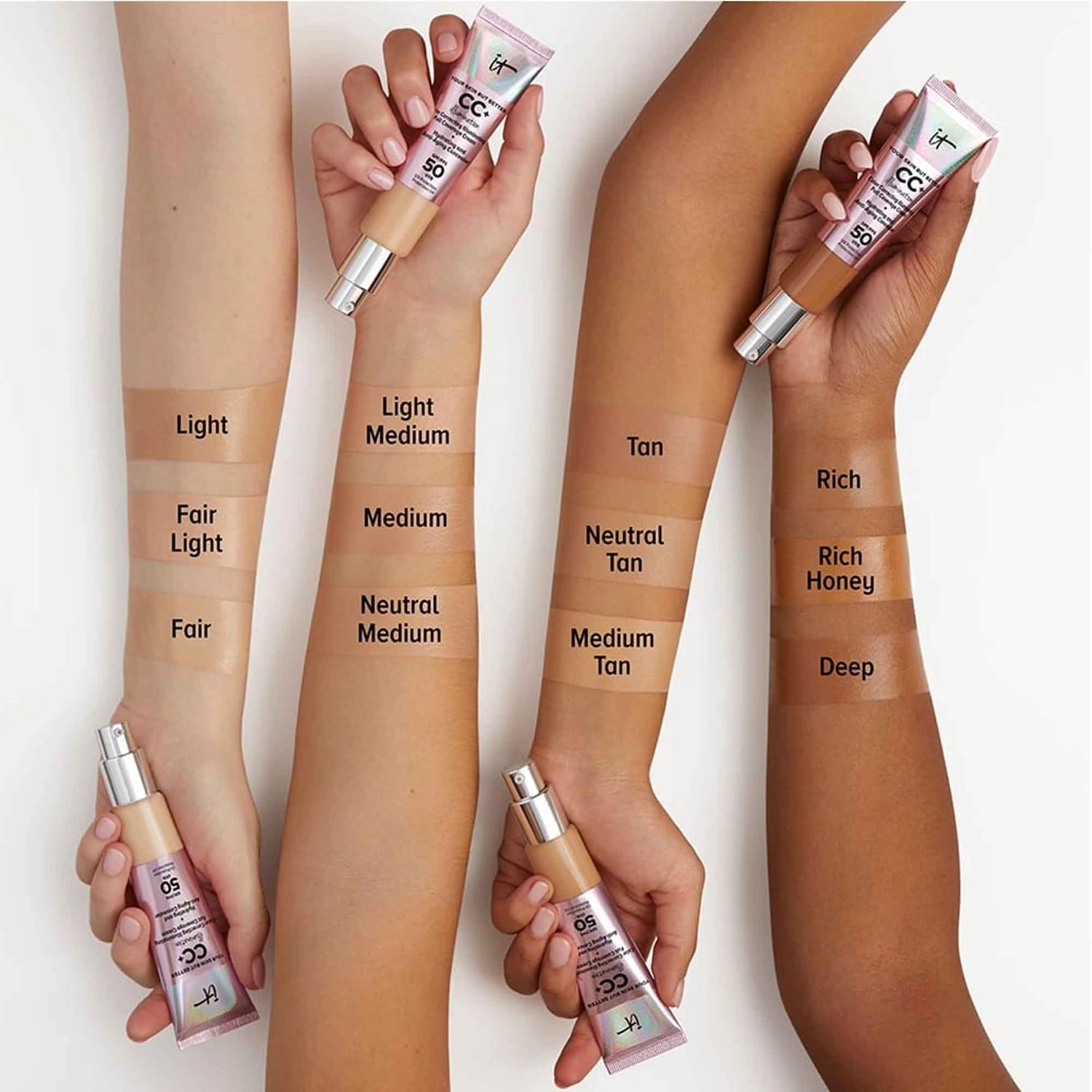 IT Cosmetics Your Skin But Better CC+ Illumination Cream with SPF 50+ in Fair Light - Image 4