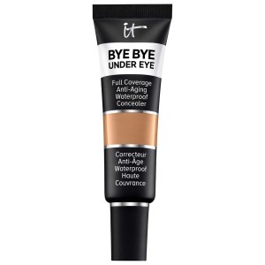 IT Cosmetics Bye Bye Under Eye Full Coverage Anti-Aging Waterproof Concealer Color: 40.0 Deep Tan - Natural Finish Cream Formula
