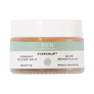 REN Clean Skincare Evercalm™ Overnight Recovery Balm 1.02 oz/30 mL - Redness, Uneven Texture, Hydrating, Dryness