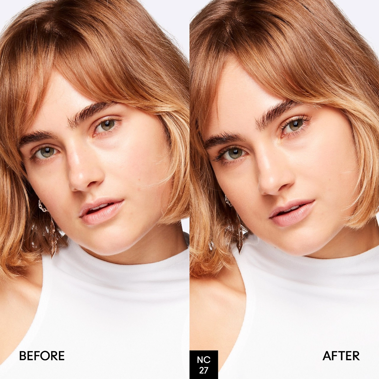 MAC Cosmetics Studio Fix Fluid SPF 15 NC27 - Beige with Neutral Undertone Natural Finish Full Coverage Foundation - Image 5