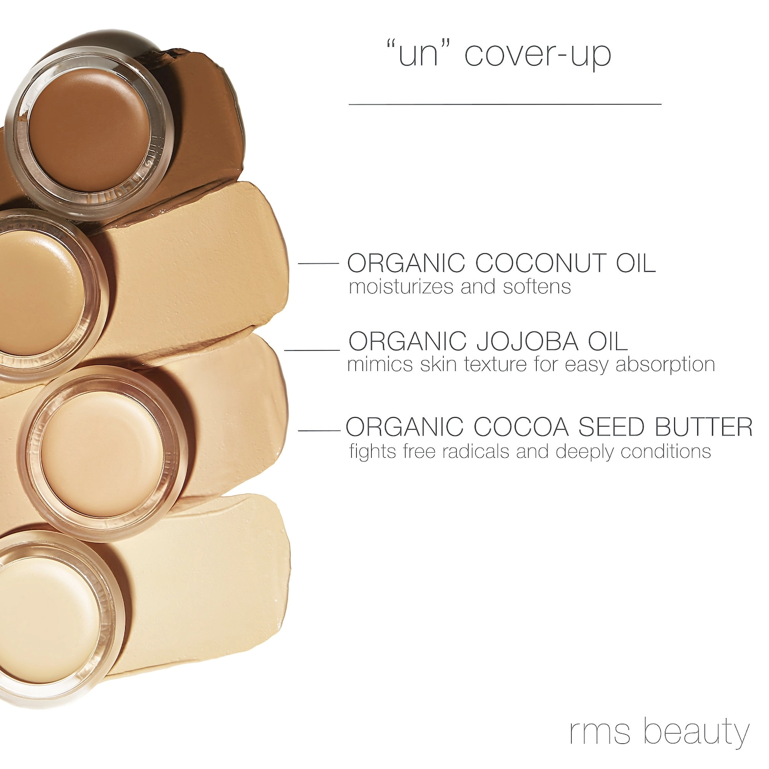 RMS BEAUTY UnCoverup Natural Finish Concealer 111 - Deep Mahogany Chocolate - Image 8