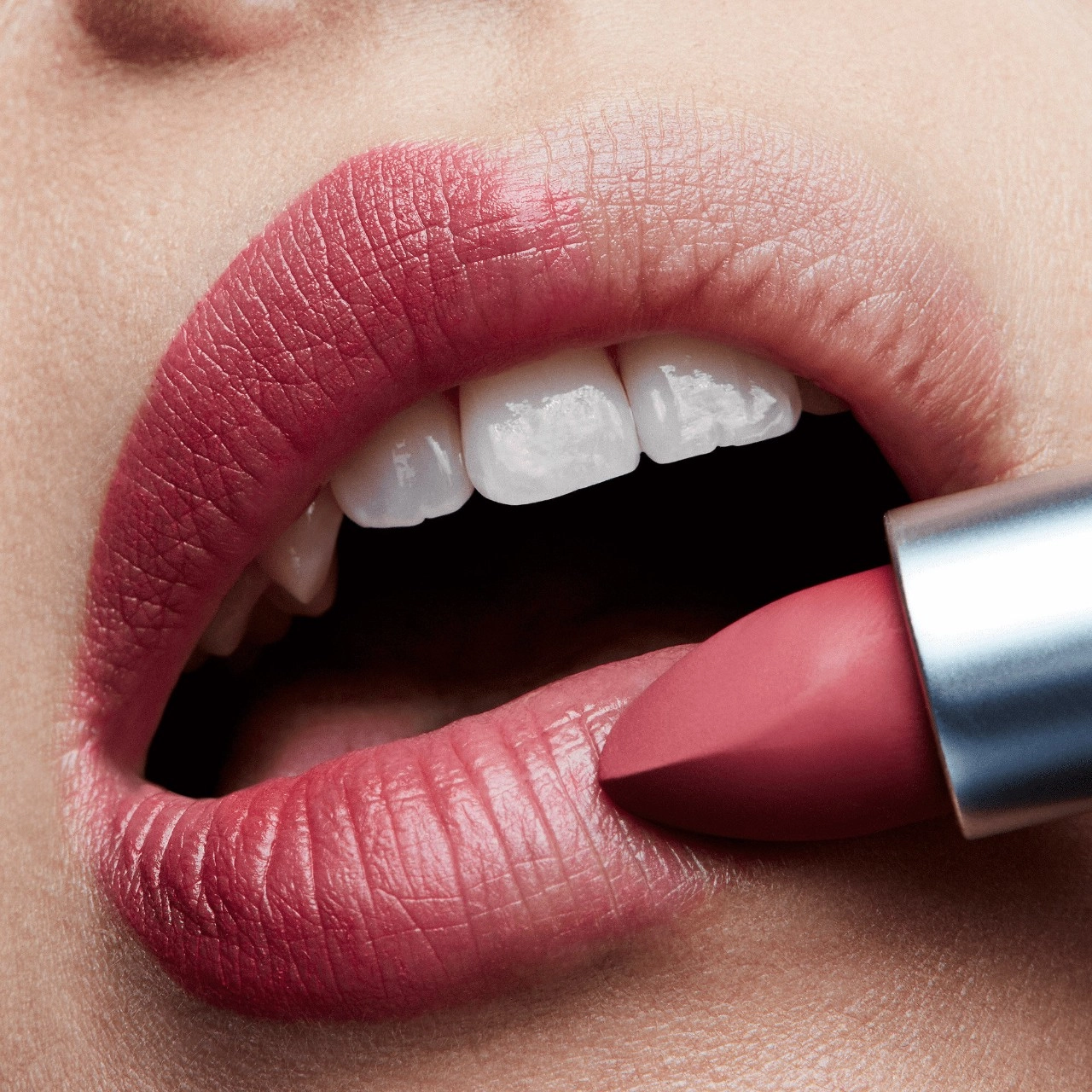 MAC Cosmetics Powder Kiss Lipstick Color: A Little Tamed - Midtone Pink - Image 3