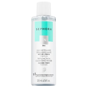 SEPHORA COLLECTION Triple Action Cleansing Water - Cleanse + Purify 6.76 fl oz/200 mL Vegan