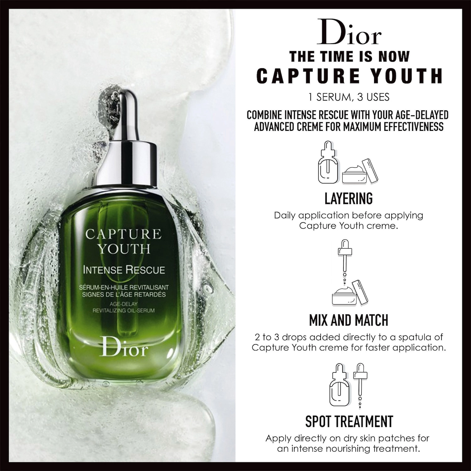 Dior Capture Youth Serum Collection for Oily Skin with Lactic Acid - Image 4