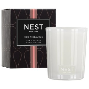 NEST New York Rose Noir & Oud Candle 2oz/57g - Smoky Oud, Black Leather, Patchouli