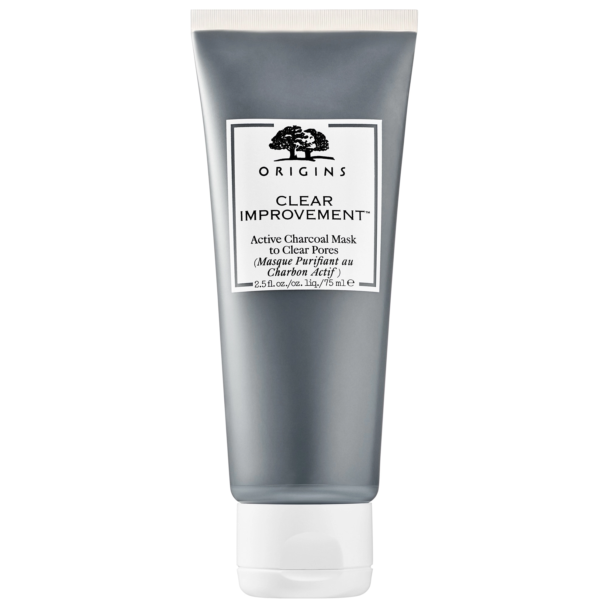 Origins Clear Improvement™ Active Charcoal Face Mask to Clear Pores - 2.5 oz/75 mL - Vegan