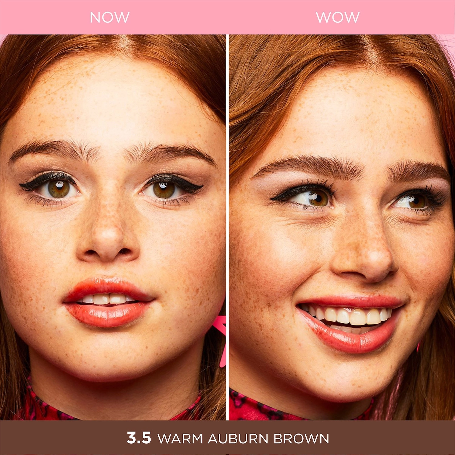 Benefit Cosmetics Gimme Brow+ Tinted Volumizing Eyebrow Gel Color 3.5 - Warm Auburn Brown - Image 2