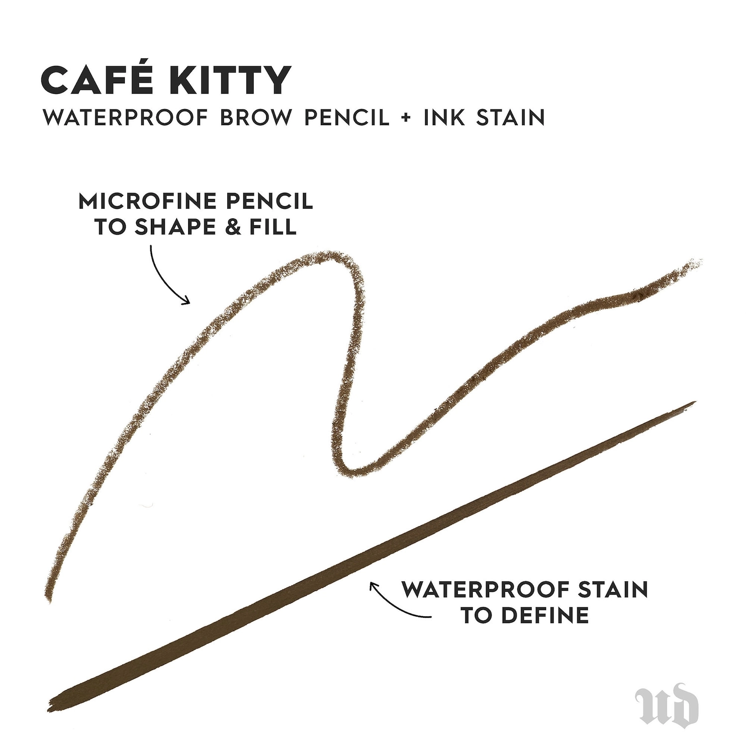 Urban Decay Brow Blade Waterproof Eyebrow Pencil & Ink Stain Color: Cafe Kitty - Warm Medium - Image 7