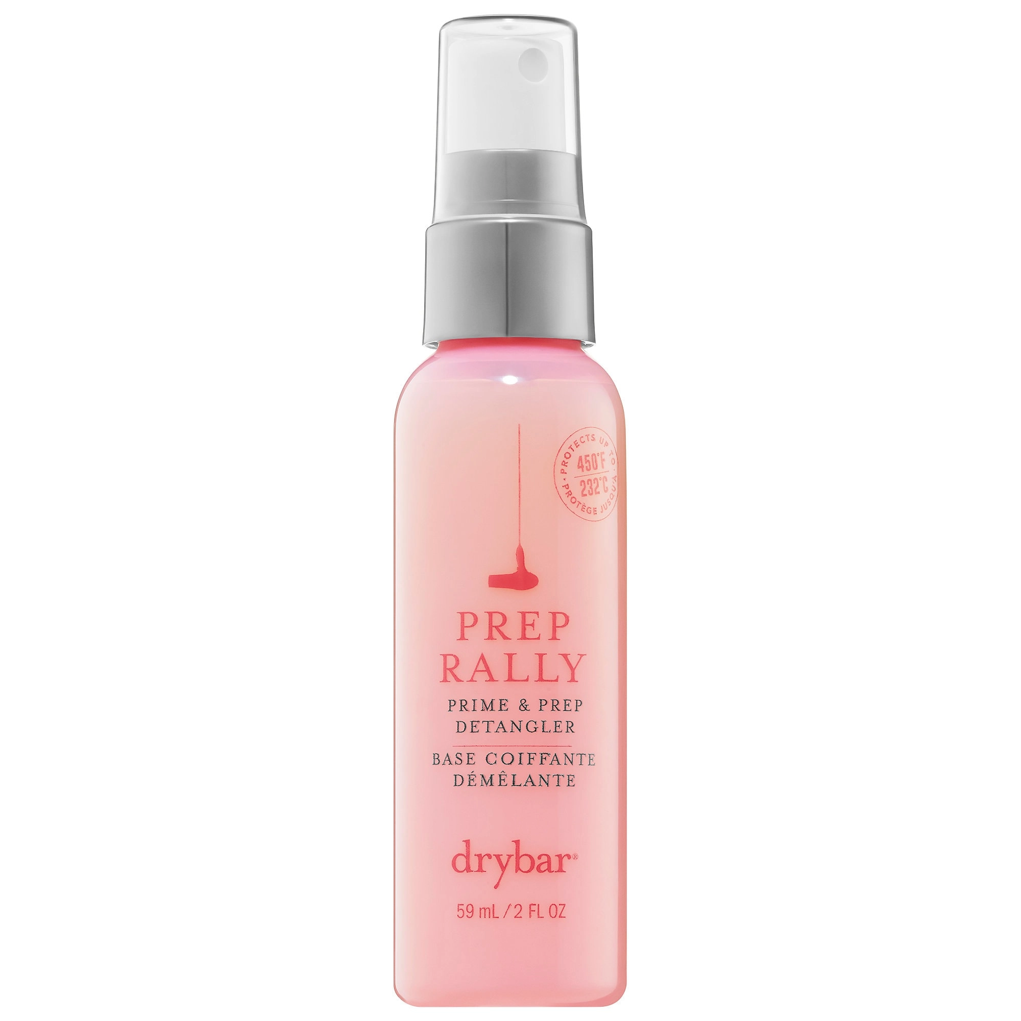 Drybar Mini Prep Rally Prime & Prep Detangler 2 oz/ 59 mL Heat Protection All Hair Types