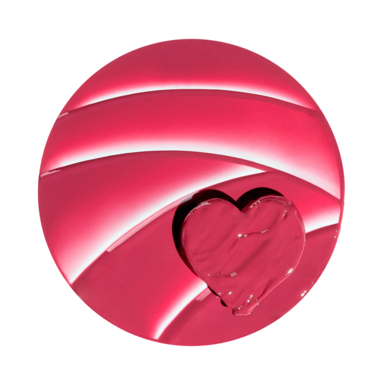 Kaja Heart Melter Lip Gloss Stick 04 Be Mine - Punchy Fuschia Berry Vegan - Image 4