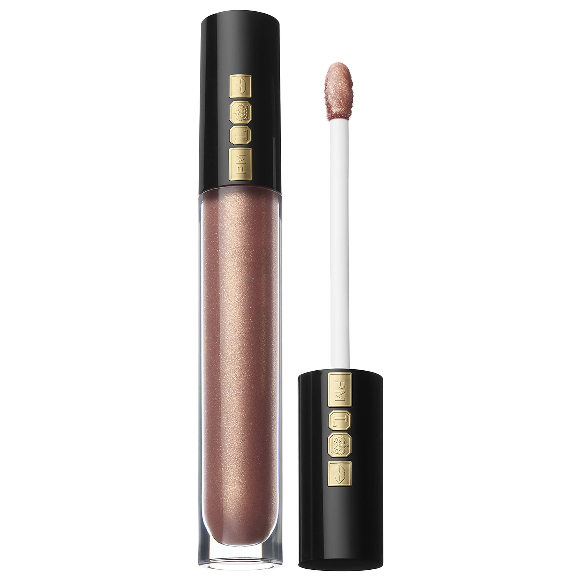 PAT McGRATH LABS LUST: Lip Gloss in Bronze Divinity - Bronzed Rose with Gold and Pink Pearl
