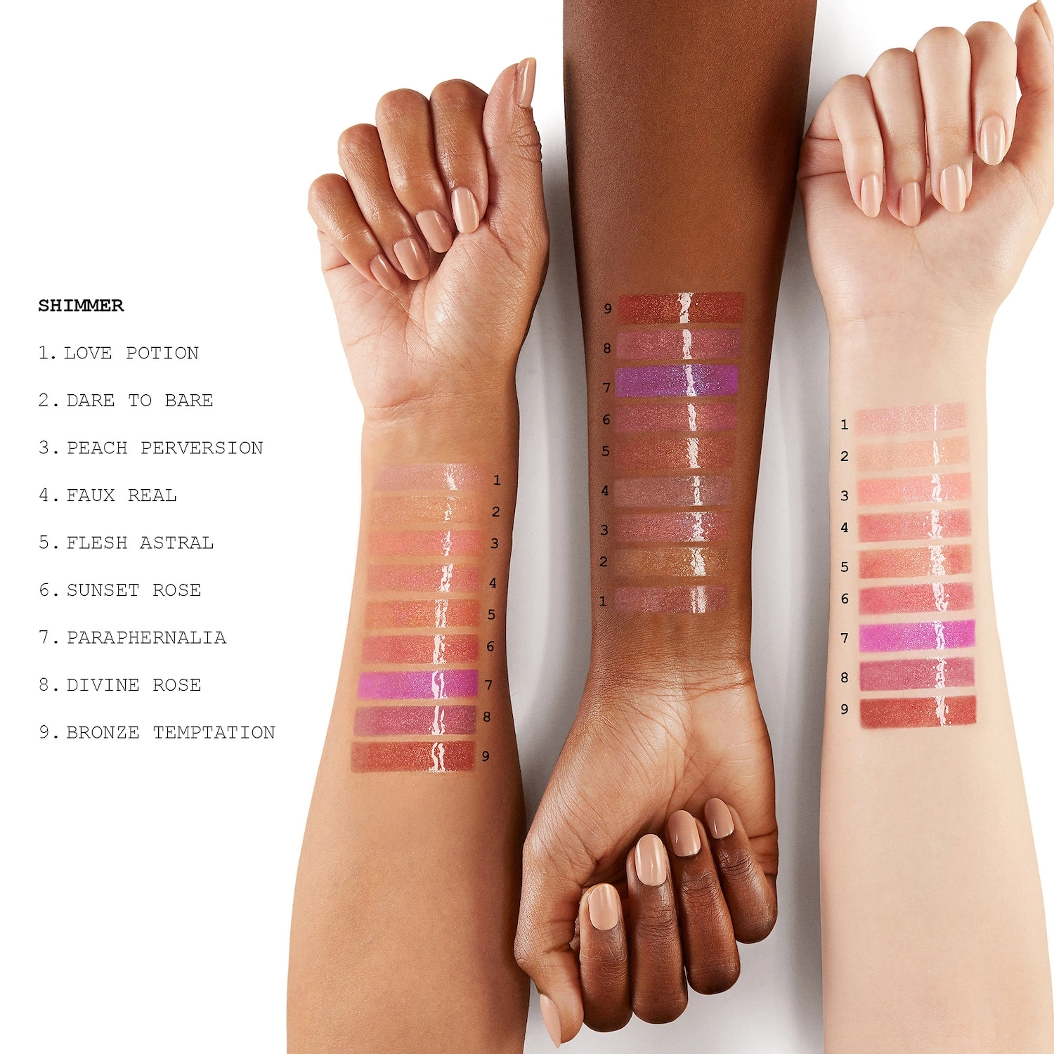PAT McGRATH LABS LUST: Lip Gloss in Sunset Rose - Shimmer Finish - Image 4