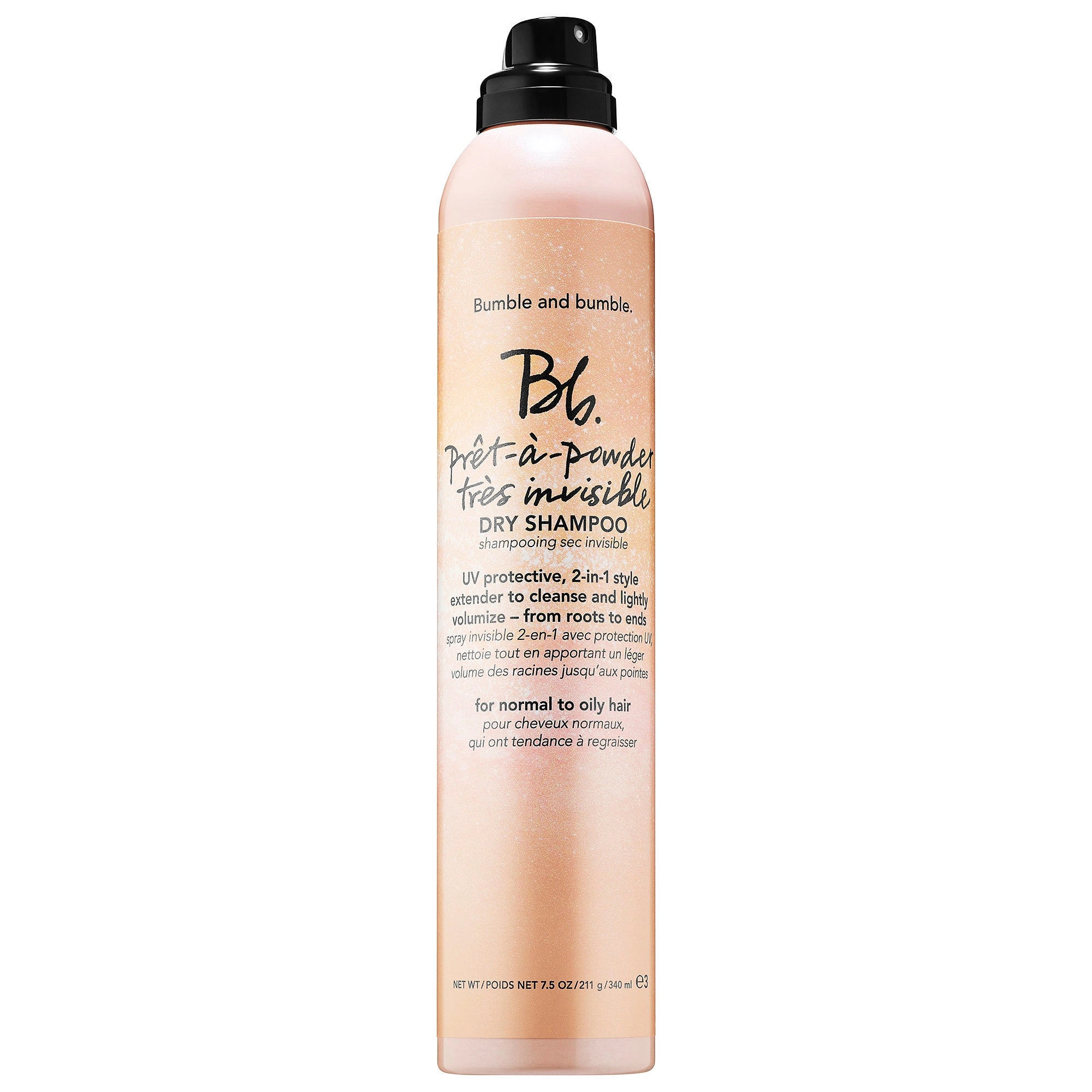 Bumble and bumble Bb. Pret-a-Powder Tres Invisible Dry Shampoo with French Pink Clay - 7.5 oz/340 mL - Vegan