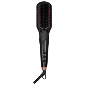 Amika Polished Perfection Thermal Straightening Brush 2.0 - Increases Shine - Good for Frizz and Damage - All Hair Types