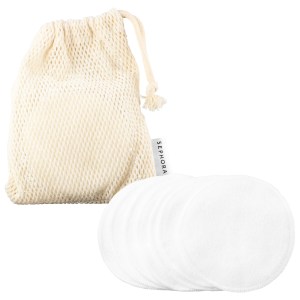 SEPHORA COLLECTION Reusable Cotton Pads - Organic, Washable, Eco-Friendly