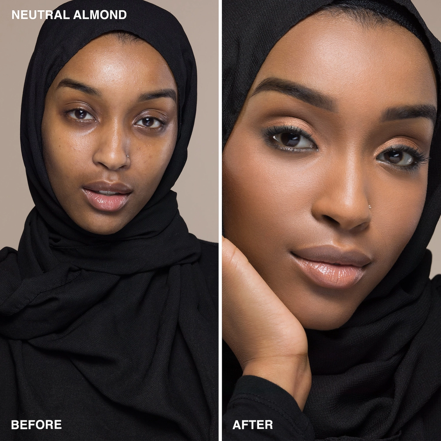 Bobbi Brown Skin Long-Wear Weightless Foundation SPF 15 - Neutral Almond (N-080) - Dark Brown with a Balance of Yellow and Red for Dark Skin - Image 4