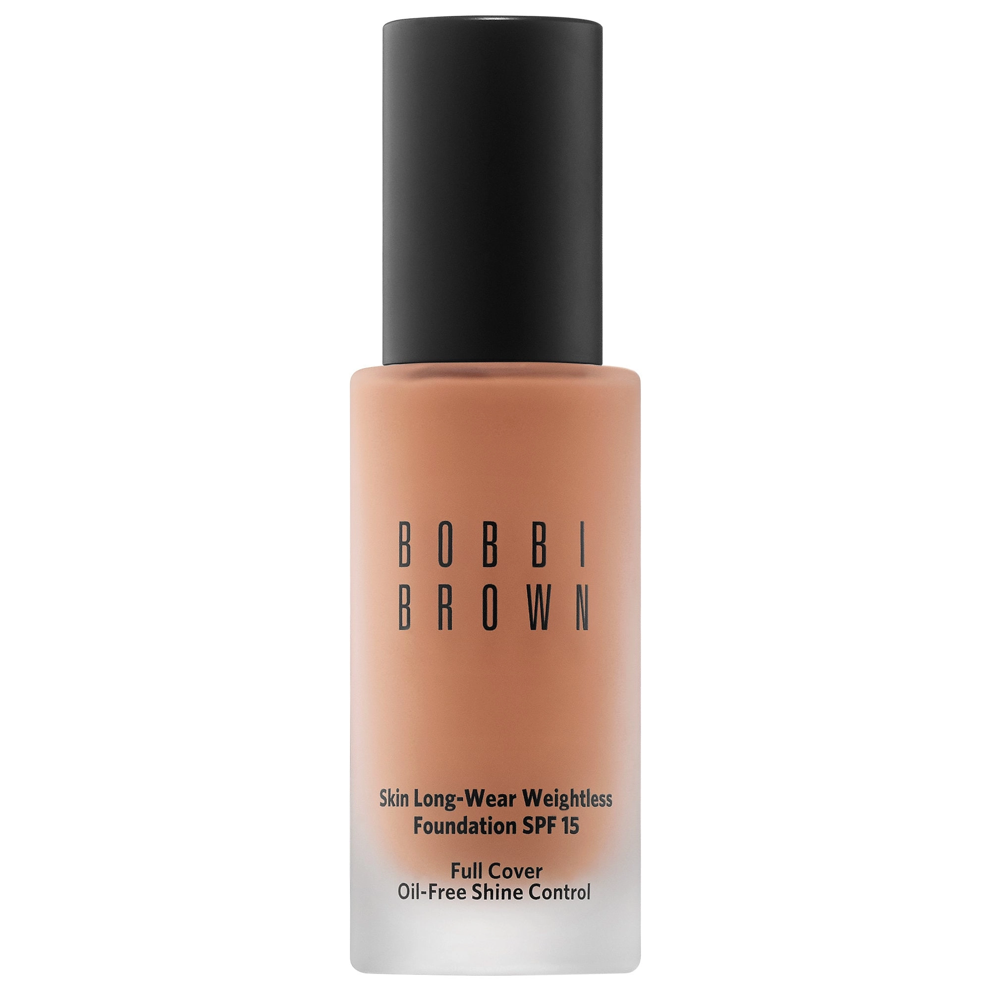 Bobbi Brown Skin Long-Wear Weightless Foundation SPF 15 - Neutral Almond (N-080) - Dark Brown with a Balance of Yellow and Red for Dark Skin
