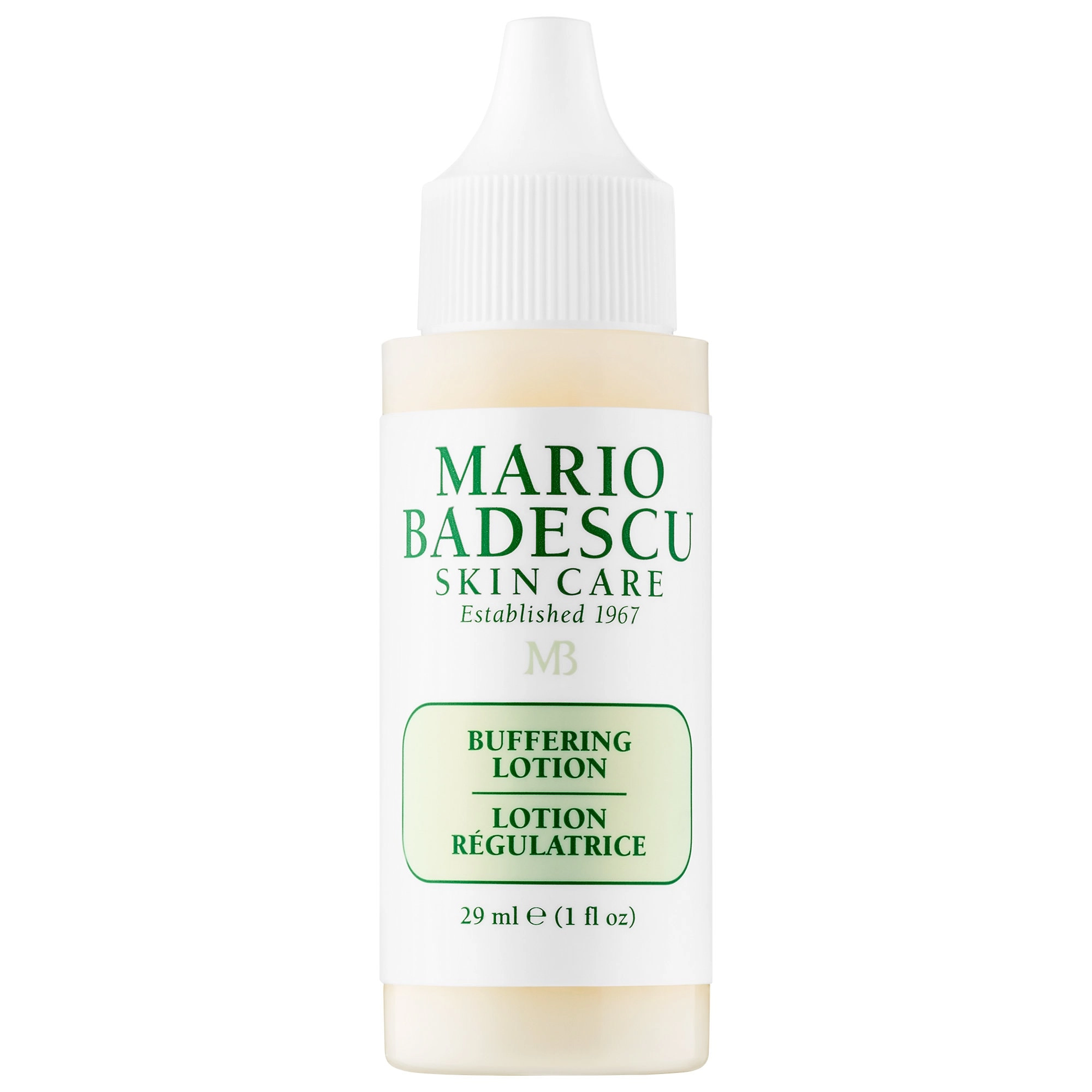 Mario Badescu Buffering Lotion 1 oz/29 mL Niacinamide Zinc Oxide Acne Treatment