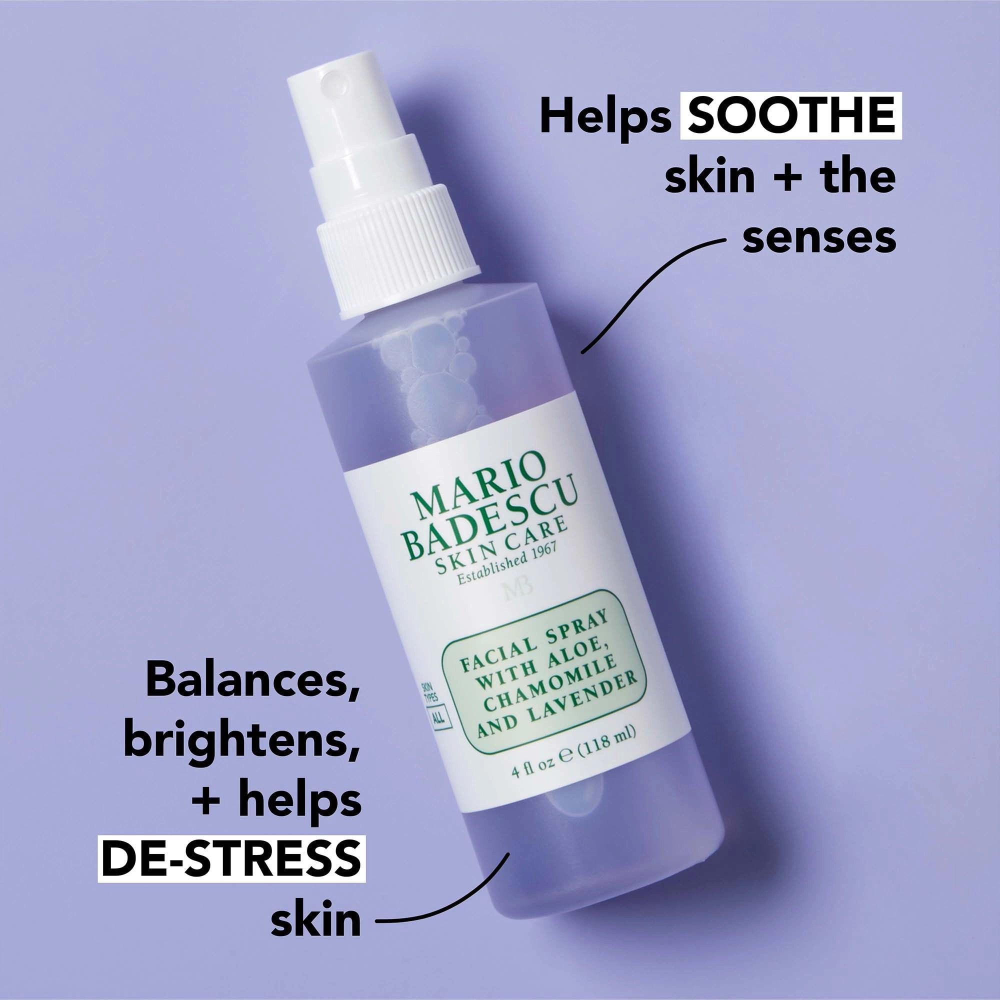 Mario Badescu Facial Spray with Aloe, Chamomile and Lavender 8 oz/ 236 mL Vegan - Image 4