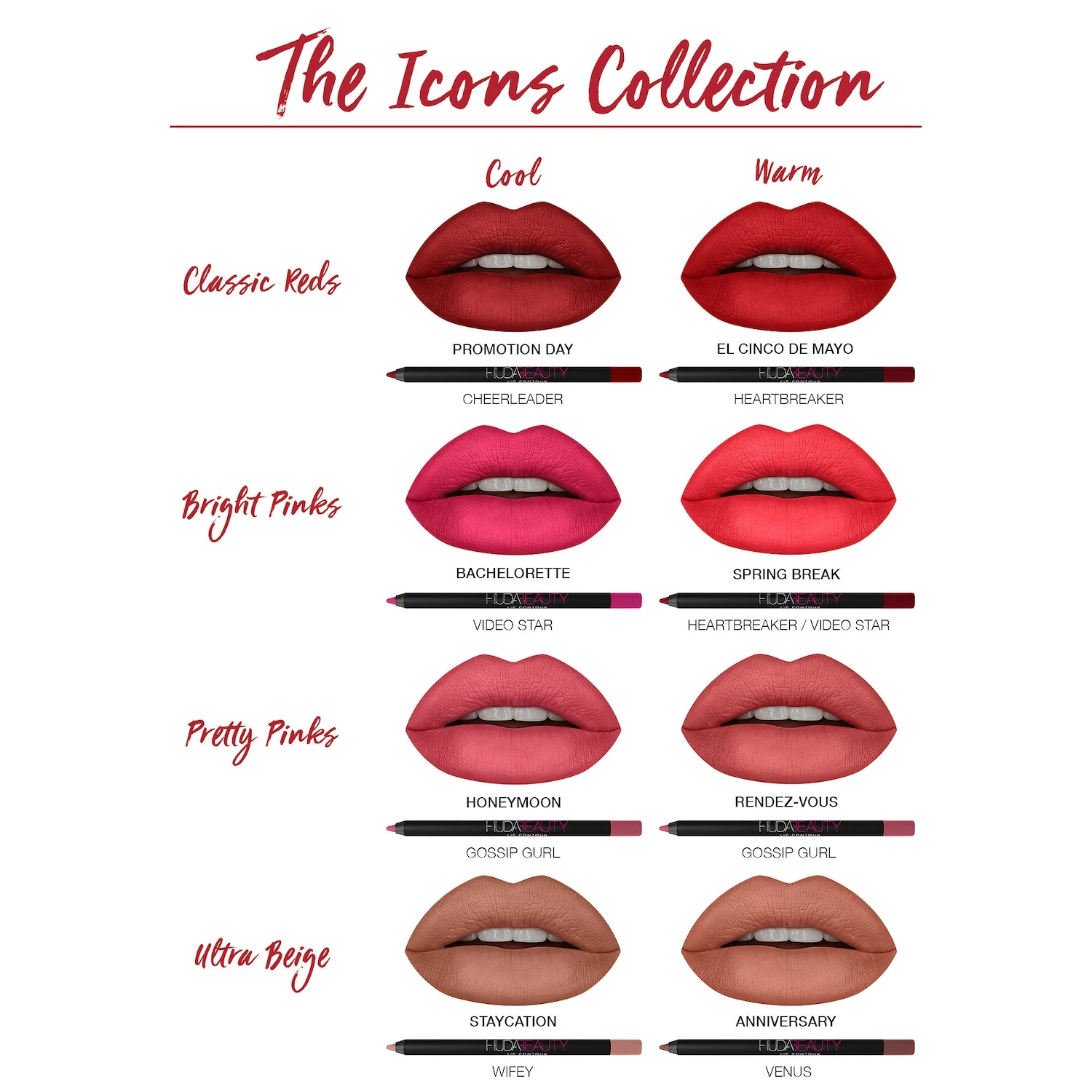 HUDA BEAUTY Power Bullet Matte Lipstick Color: Bachelorette - Image 5